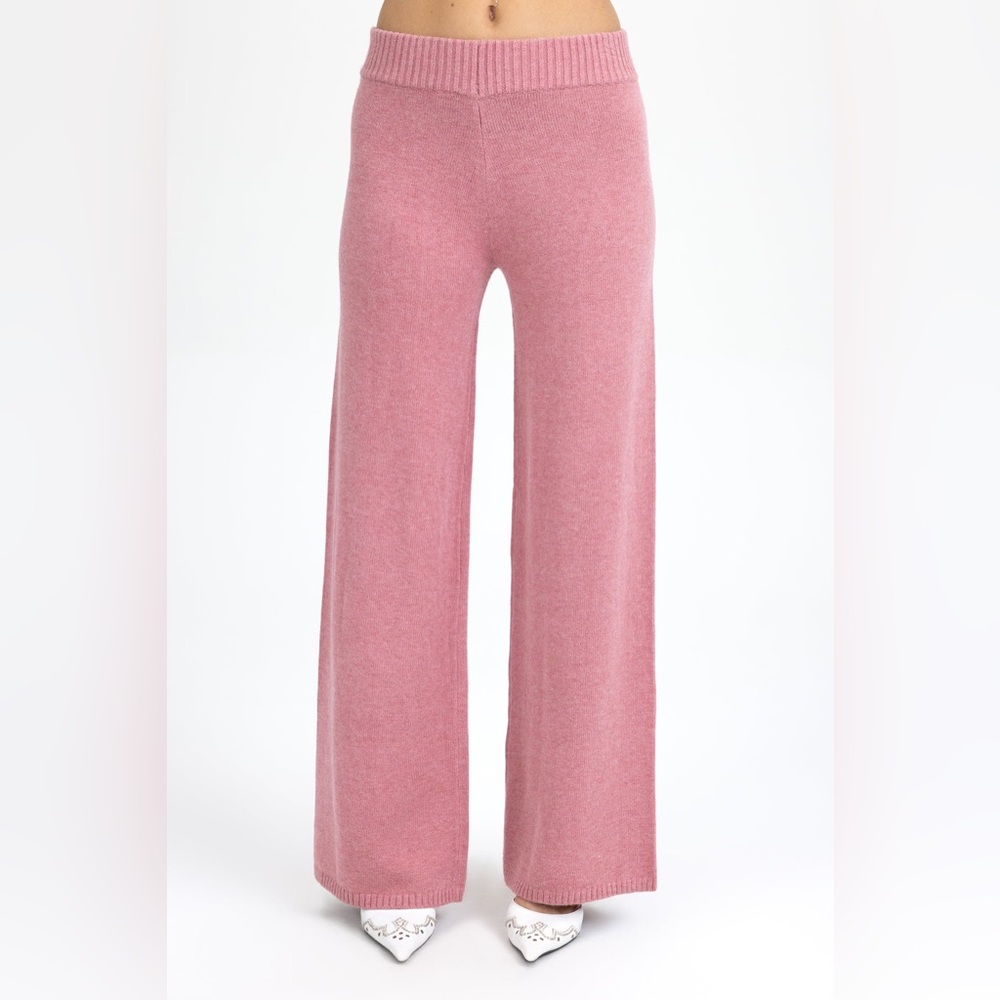Nwt Moon River Soft Pink Knit Pants
